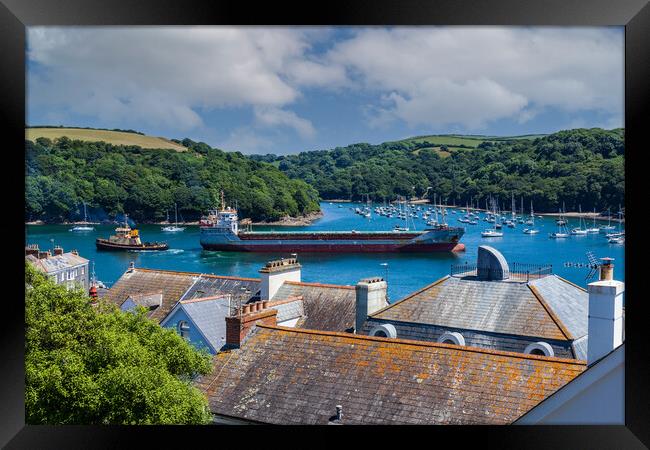Fowey Harbour Framed Print by Kevin Snelling