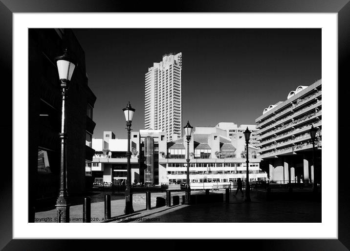 The Barbican, London Framed Mounted Print by Chris Harris