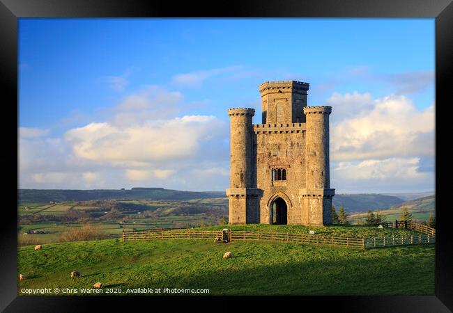 Paxtons Tower Carmarthenshire Framed Print by Chris Warren