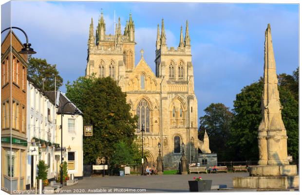 Selby Abbey Yorkshire Canvas Print by Chris Warren