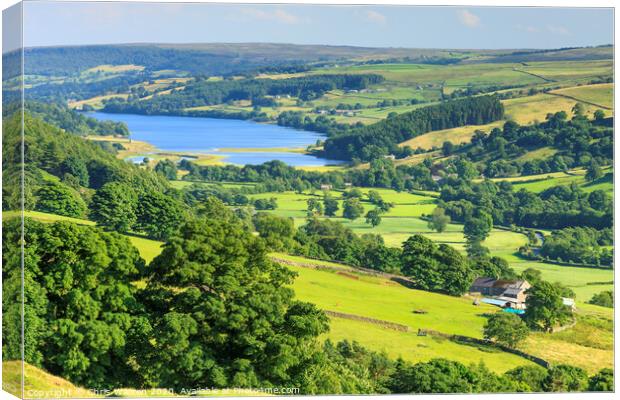 Gouthwaite Reservoir  Canvas Print by Chris Warren