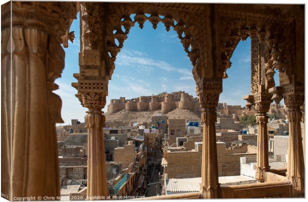 Jaisalmer Fort, India. Canvas Print by Chris North