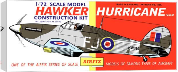 Airfix Hawker Hurricane (licensed by Hornby) Canvas Print by Phillip Rhodes