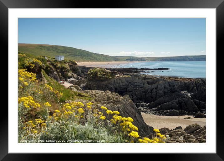 Woolacombe Bay, North Devon Framed Mounted Print by Heidi Stewart