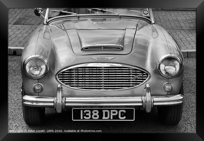 Austin-Healey 100 Framed Print by Peter Lovatt  LRPS