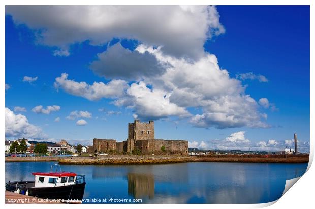 Castle Print by Cecil Owens