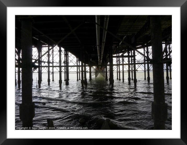 Southend Pier Framed Mounted Print by Nigel Bangert