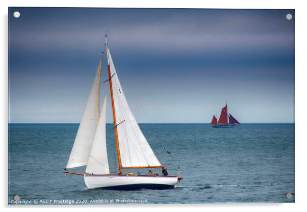 'Nice day for a Sail!' Acrylic by Paul F Prestidge