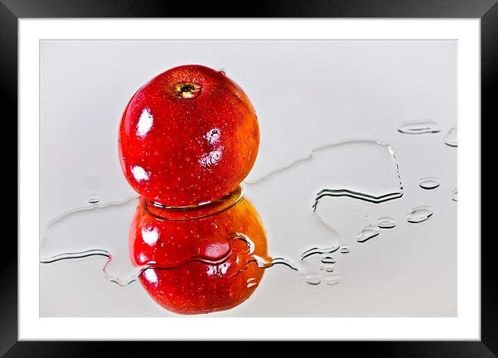 An Apple  a day Framed Mounted Print by Daniel Cowee