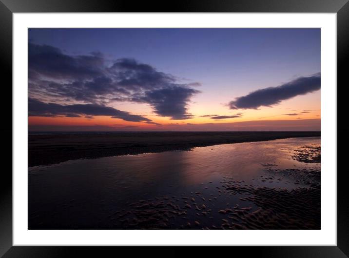 Cambois Blyth Sunrise Northumberland Coast Framed Mounted Print by David Thompson