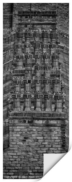 Chimneys - Pano Print by Glen Allen