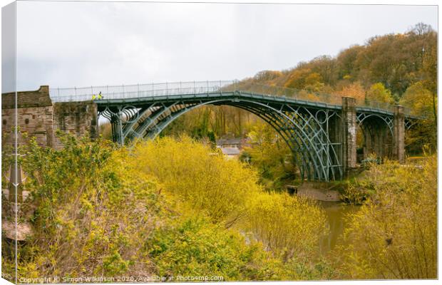 The Iron Bridge Canvas Print by Simon Wilkinson
