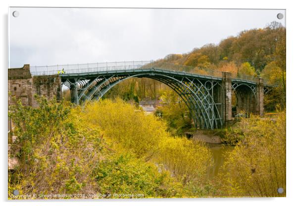 The Iron Bridge Acrylic by Simon Wilkinson
