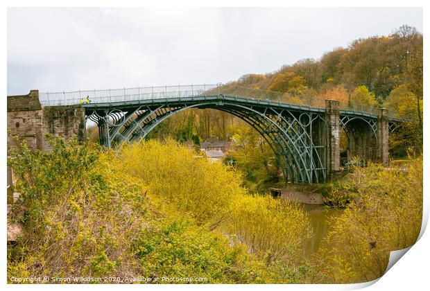 The Iron Bridge Print by Simon Wilkinson