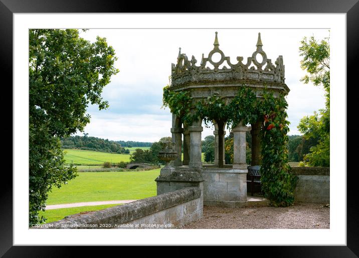Thoresby Hall Gardens Framed Mounted Print by Simon Wilkinson