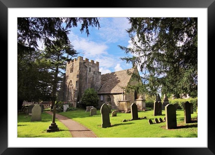 St. Catherine's Church Staverton Framed Mounted Print by Susan Snow