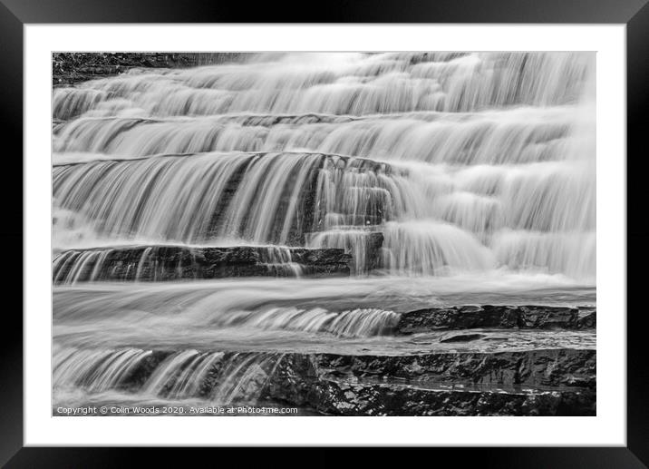 Armand Grenier Falls in Quebec City Framed Mounted Print by Colin Woods