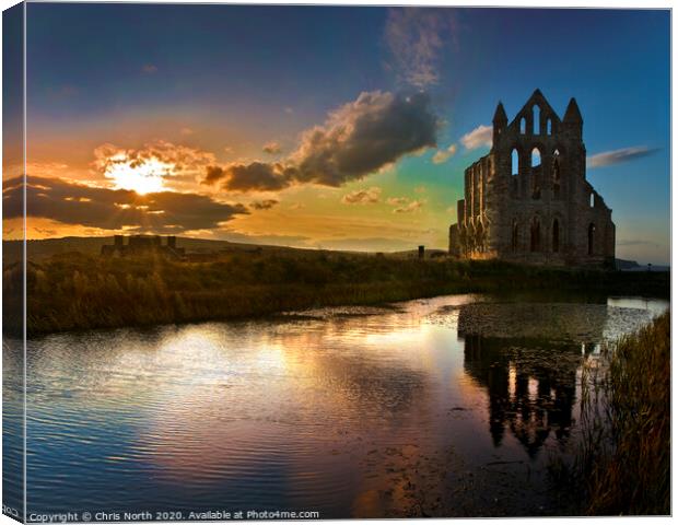 whitby, yorkshire Canvas Print by Chris North