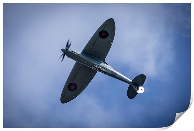 The NHS Spitfire Print by J Biggadike