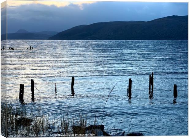 Loch Ness  Canvas Print by Charlotte Smith