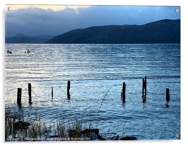 Loch Ness  Acrylic by Charlotte Smith