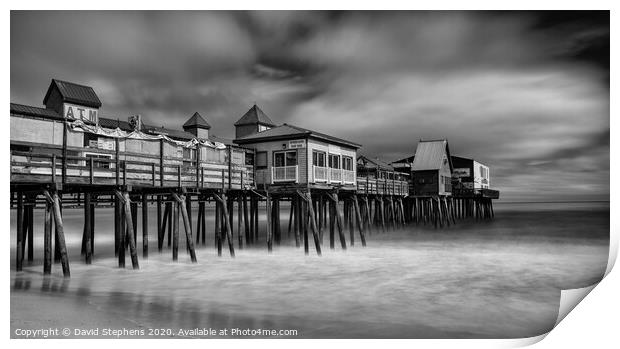 Old Orchard Beach Pier Print by David Stephens