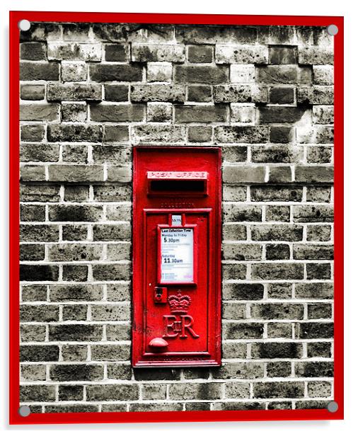postbox Acrylic by Heather Newton