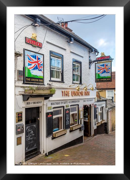 The Union Inn Cowes Framed Mounted Print by Wight Landscapes
