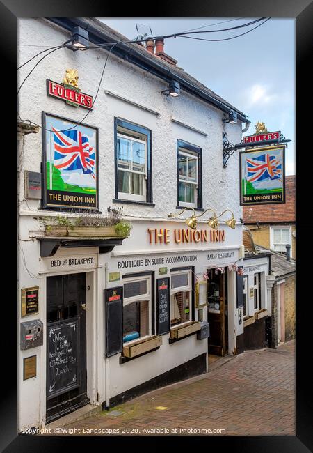 The Union Inn Cowes Framed Print by Wight Landscapes