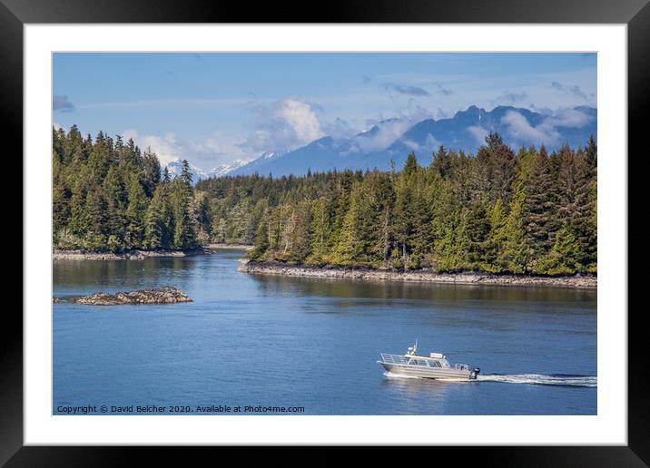 Tofino, Vancouver Island Framed Mounted Print by David Belcher