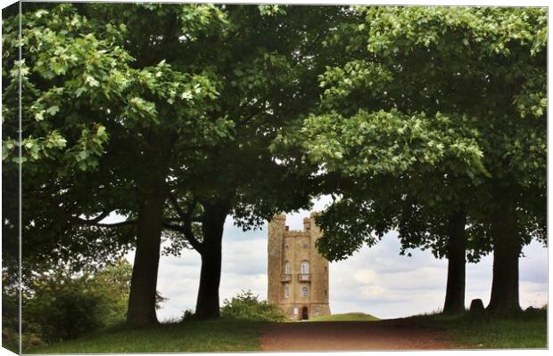 Broadway Tower in the Cotswolds Canvas Print by Susan Snow