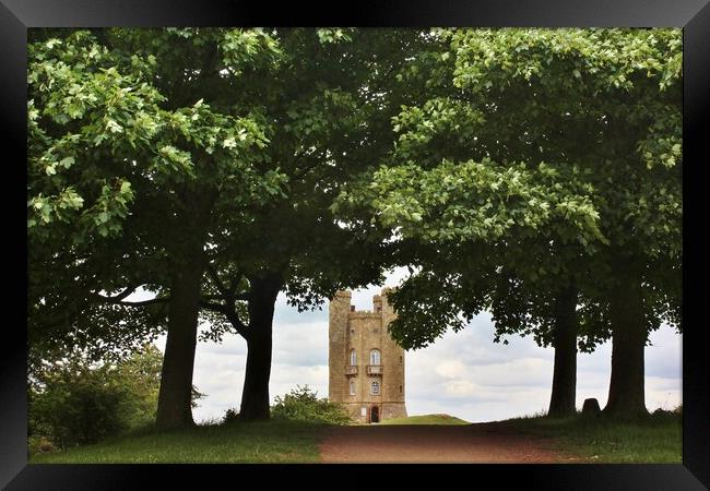 Broadway Tower in the Cotswolds Framed Print by Susan Snow