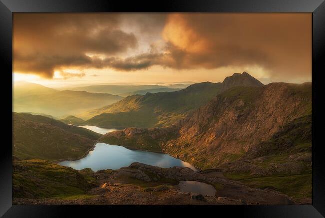 View from the PYG track Framed Print by Rory Trappe