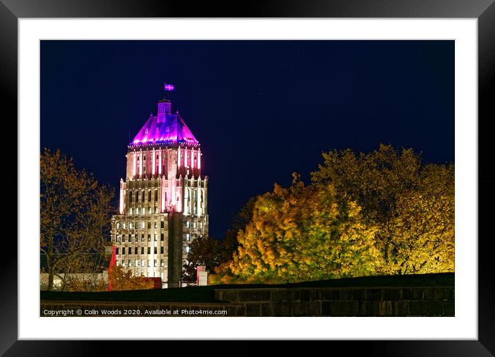 The Price Building, Quebec City Framed Mounted Print by Colin Woods