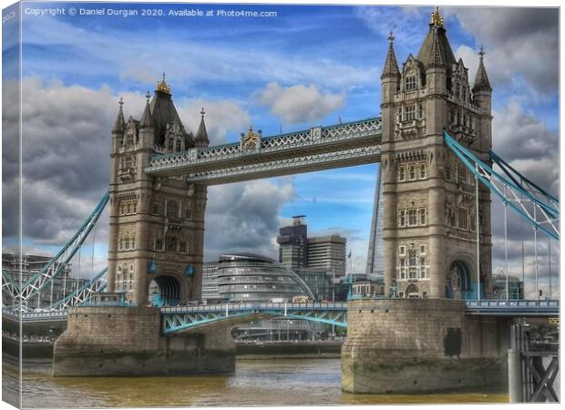 Tower Bridge in London Canvas Print by Daniel Durgan