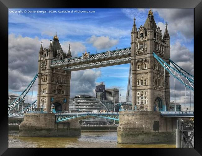 Tower Bridge in London Framed Print by Daniel Durgan
