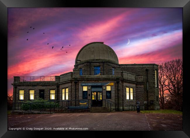 Dundee Mills Observatory Framed Print by Craig Doogan