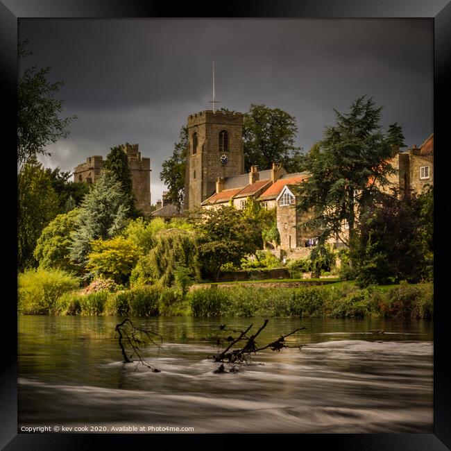 Tanfield flow Framed Print by kevin cook