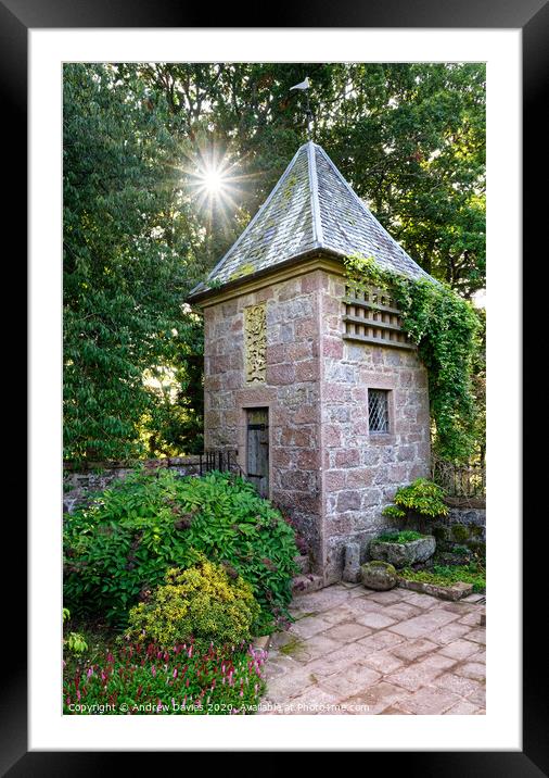 Dovecot, Crathes Castle Walled Garden Framed Mounted Print by Andrew Davies