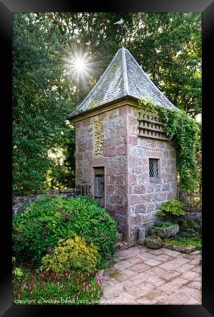 Dovecot, Crathes Castle Walled Garden Framed Print by Andrew Davies