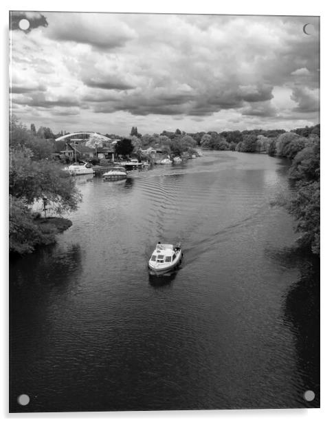 Walton On Thames  Acrylic by Clive Eariss