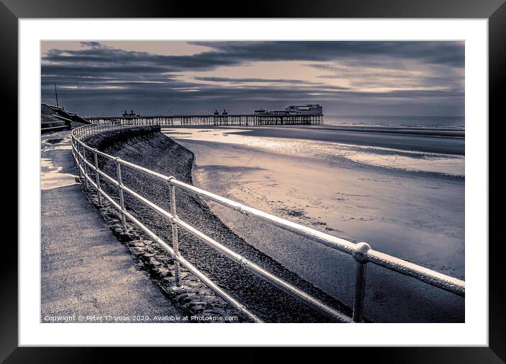 Blackpool north Pier Framed Mounted Print by Peter Thomas