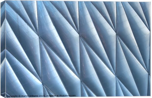 Abstract photo of the Shed, Hudson Yards, New York Canvas Print by Martin Williams