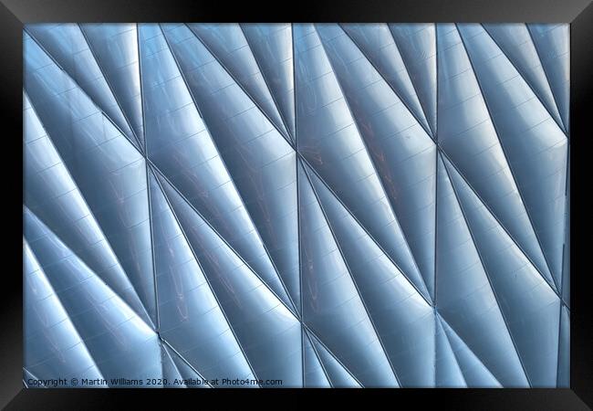 Abstract photo of the Shed, Hudson Yards, New York Framed Print by Martin Williams