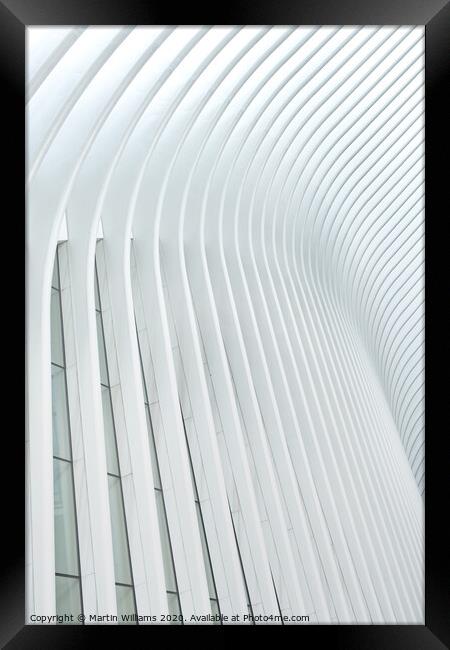Abstract of The Oculus, New York Framed Print by Martin Williams