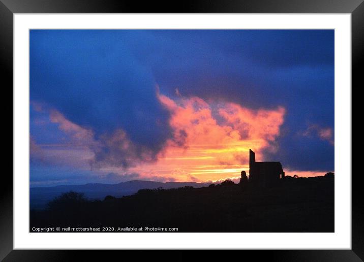 Cornish Furnace. Framed Mounted Print by Neil Mottershead