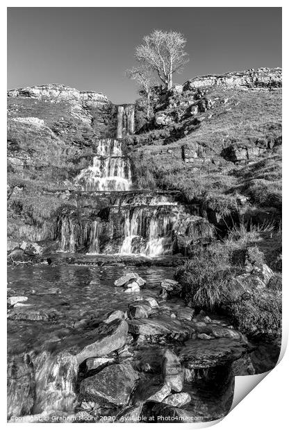 Cray Falls Wharfedale North Yorkshire Print by Graham Moore