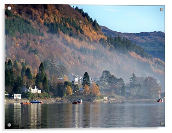 Loch Goil, Argyll, Scotland Acrylic by Lynn Bolt