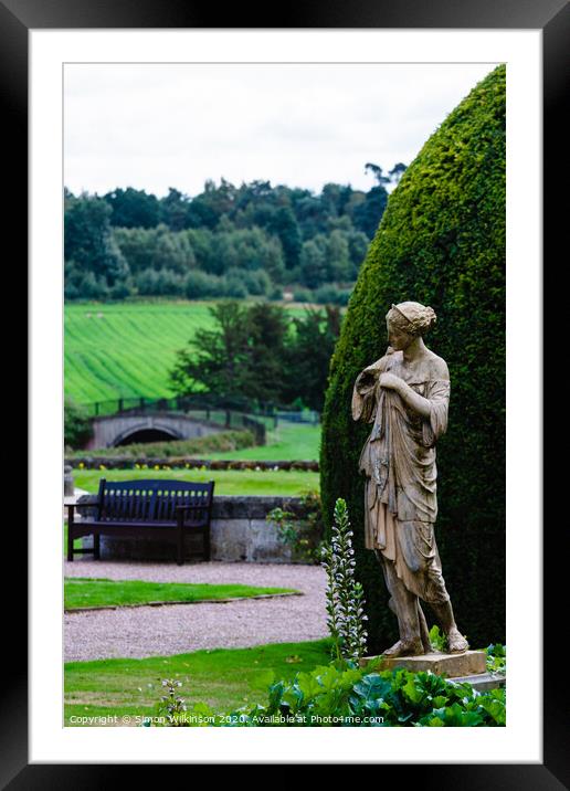 Thoresby Gardens Framed Mounted Print by Simon Wilkinson
