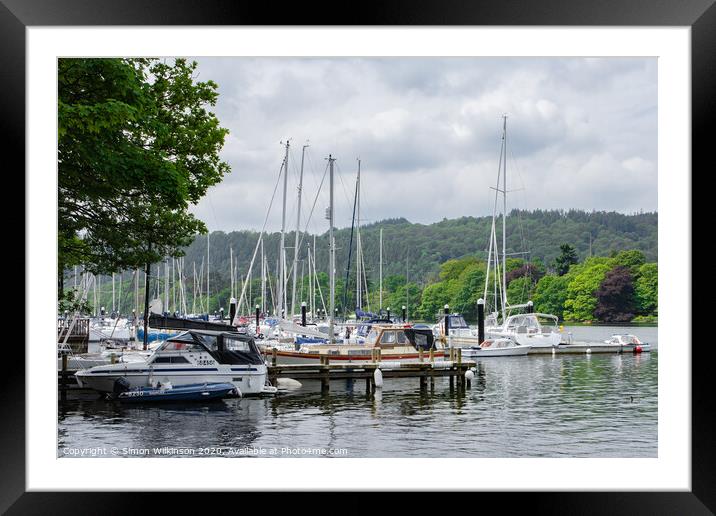 Lake Windermere Framed Mounted Print by Simon Wilkinson